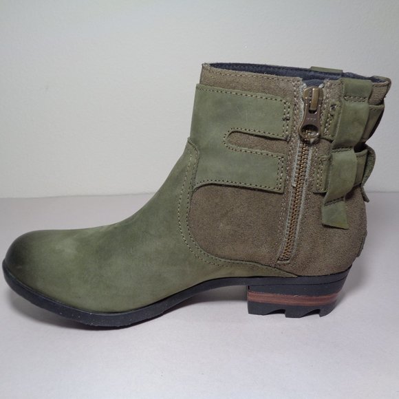 Sorel Size 7 M LOLLA BOOTIE Green New Boots - Picture 7 of 13